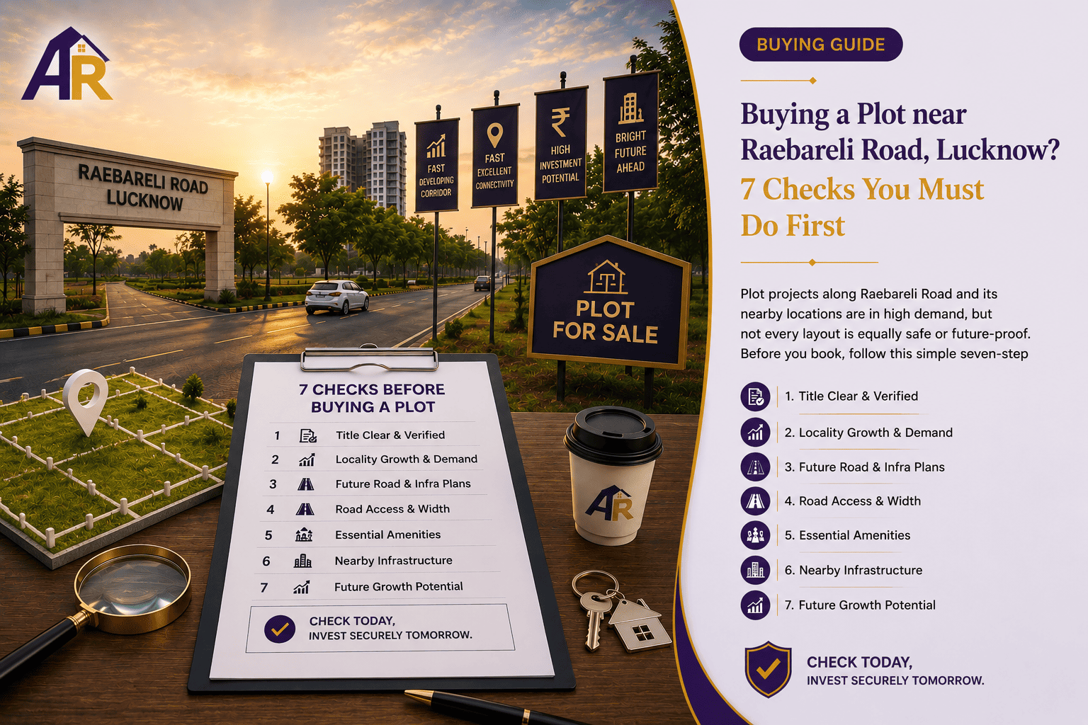 Buying a Plot near Raebareli Road Lucknow